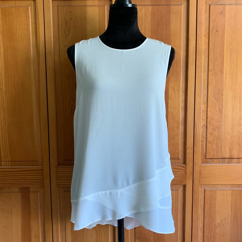 Lord & Taylor White Tank Top